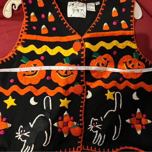 Michael Simon Halloween Vest Size S Vintage - Picture 13 of 16